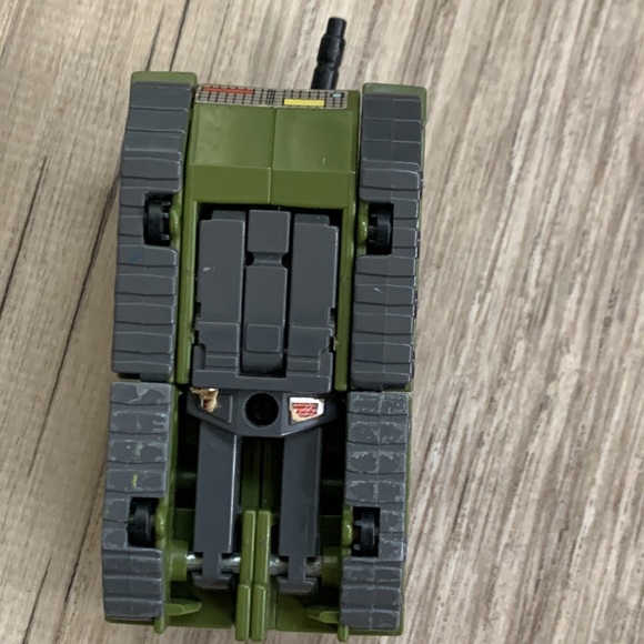 Mini Tranformer Army Tank Military Vehicle Robot Transforming Play toy Vintage - Picture 6 of 8